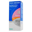 CARBOCISTEINE TEVA 2% enfants sans sucre flacon 125 ml 